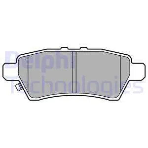 DELPHI 2006 Nissan Pathfinder Brake Pad Set, Disc Brake LP2016