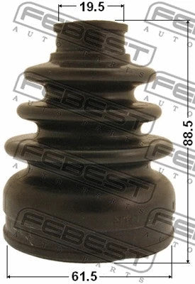 FEBEST 2007-2011 Suzuki SX4 Boot Inner CV Joint Kit 61.5x88.5x19.5 0715-SX4R