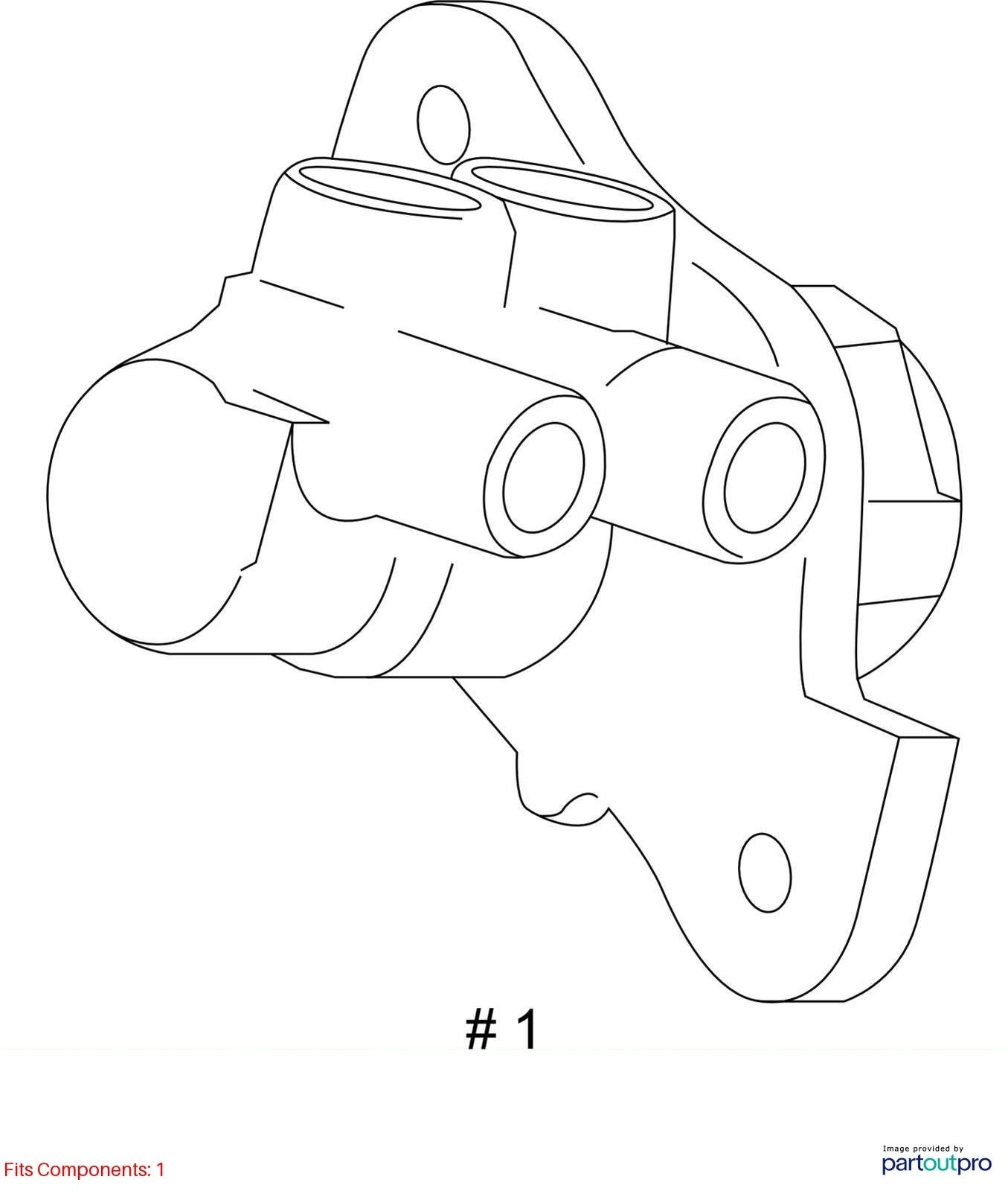 2018 Cadillac CTS Brake Master Cylinder Used OEM 23431514