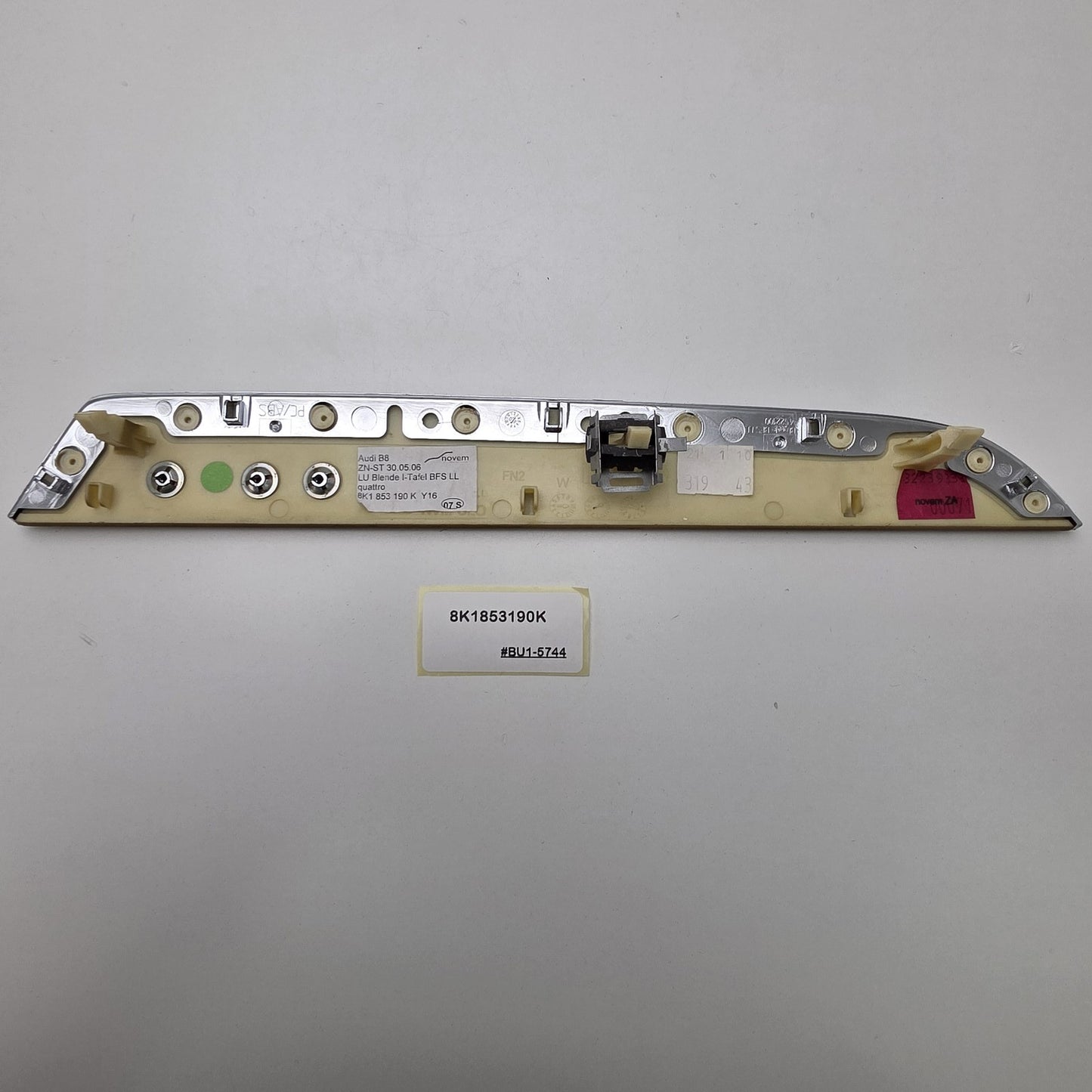 2009-2016 Audi S4 Instrument Panel Trim Panel 8K1853190K