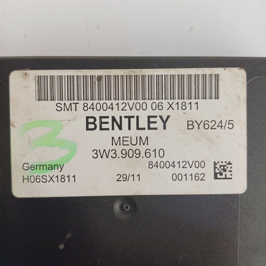 2011-2018 Bentley Continental GT Control Unit For Opening Boot Lid 3W3909610