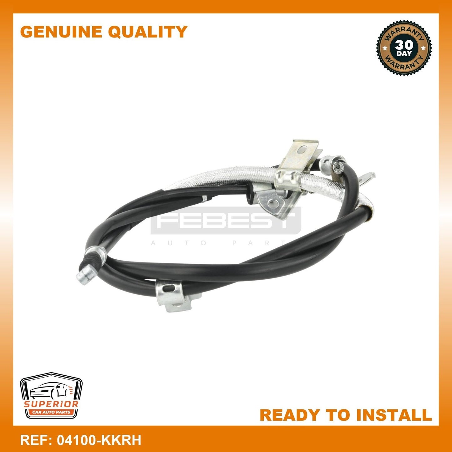 FEBEST 2015 Mitsubishi L200 Parking Brake Cable Right 04100-KKRH