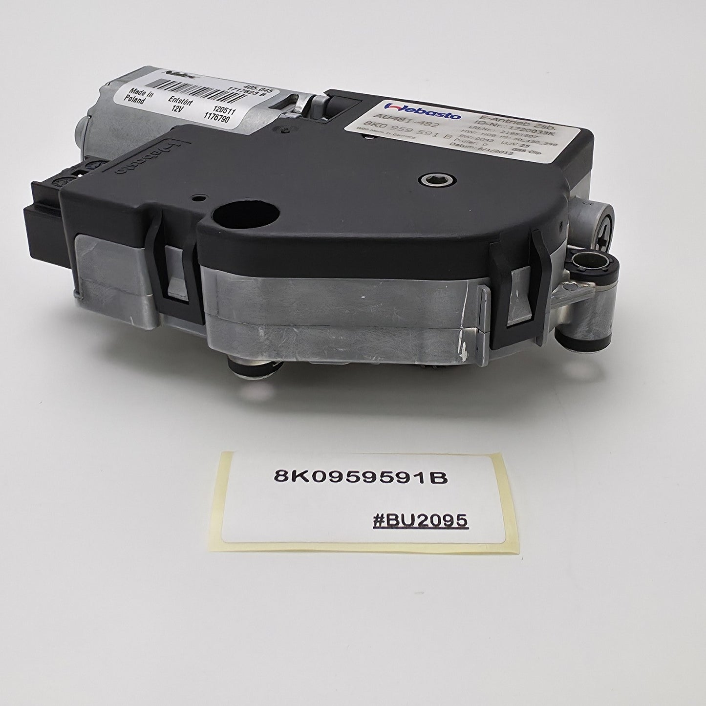 2009-2016 Audi A4 Quattro Sunroof Motor 8K0959591