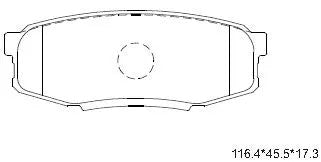ASIMCO 2007 Toyota Tundra Brake Pad Set, Disc Brake KD2388