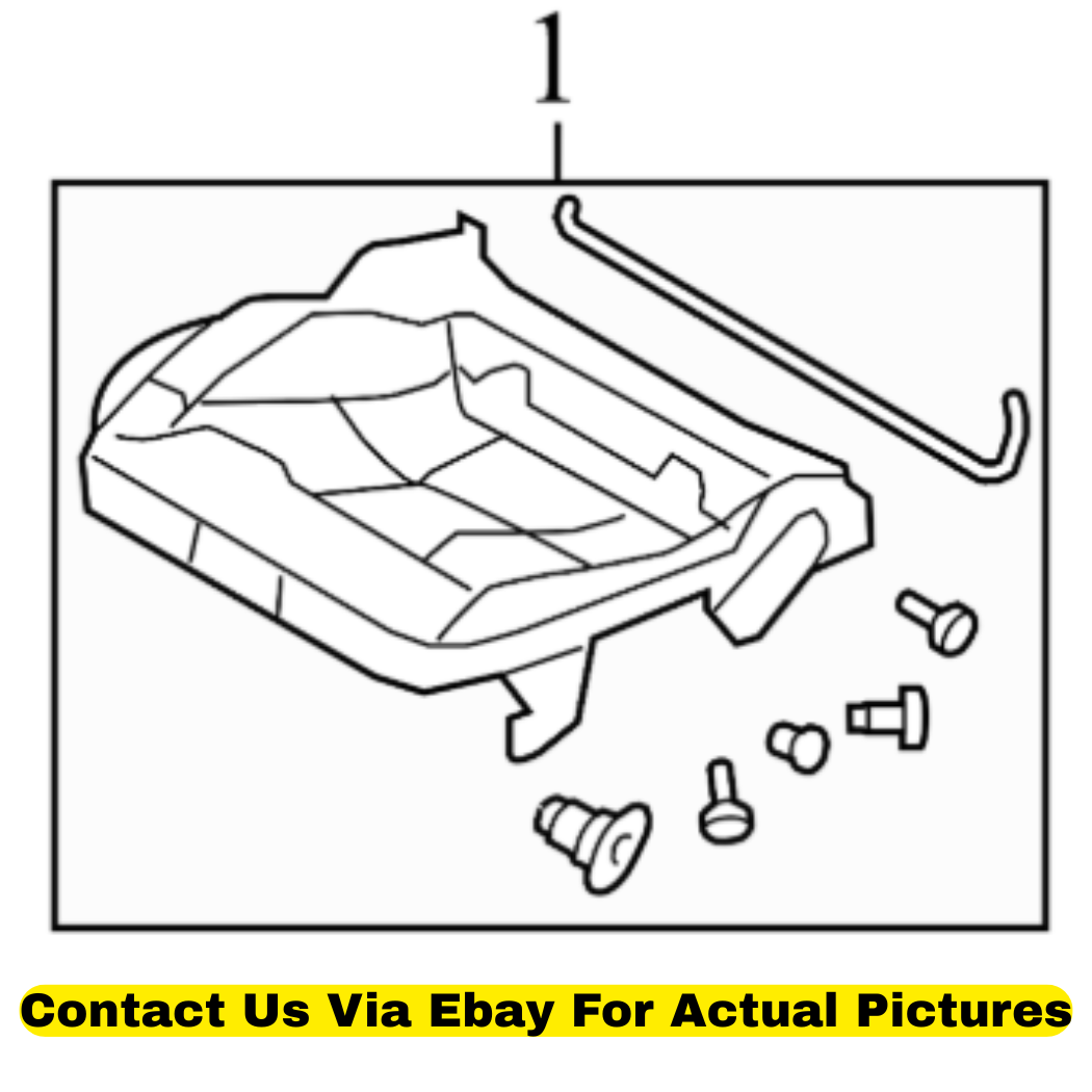 2013 Audi A4 Quattro Front Seat Backrest Frame Used OEM 8K0881157