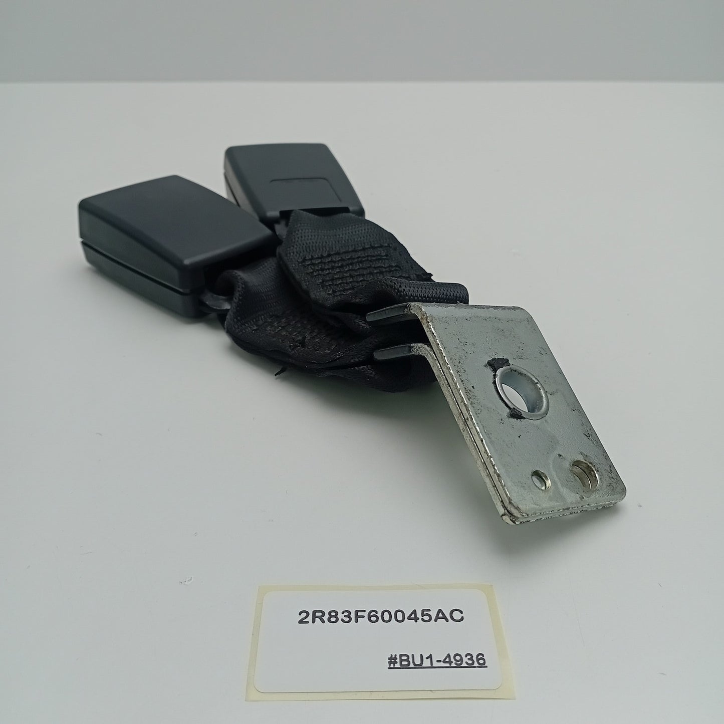 2009-2012 Jaguar XF Rear Left Side & Center Seat Belt Buckle Set 2R83F60045AC