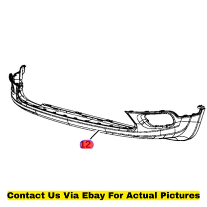 2014 Jeep Cherokee Front Lower Bumper Fascia Used OEM 68203214AA