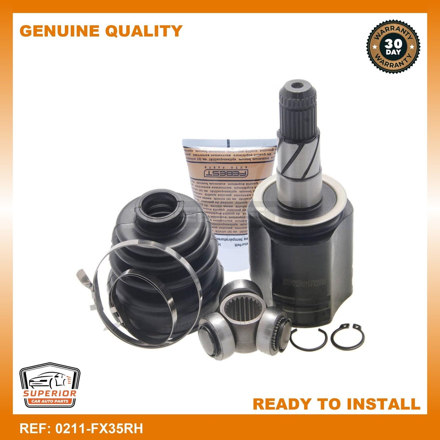 FEBEST 2003-2008 INFINITI FX35 Inner CV Joint Right 0211-FX35RH