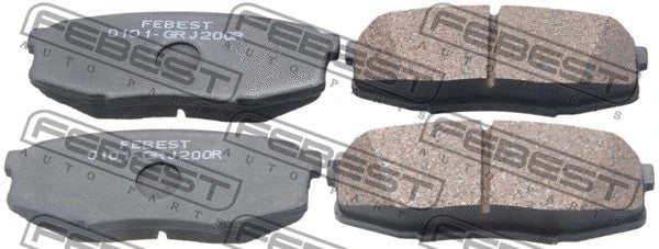 Febest 2007 Toyota Land Cruiser Pad Kit Disc Brake Rear 0101-GRJ200R