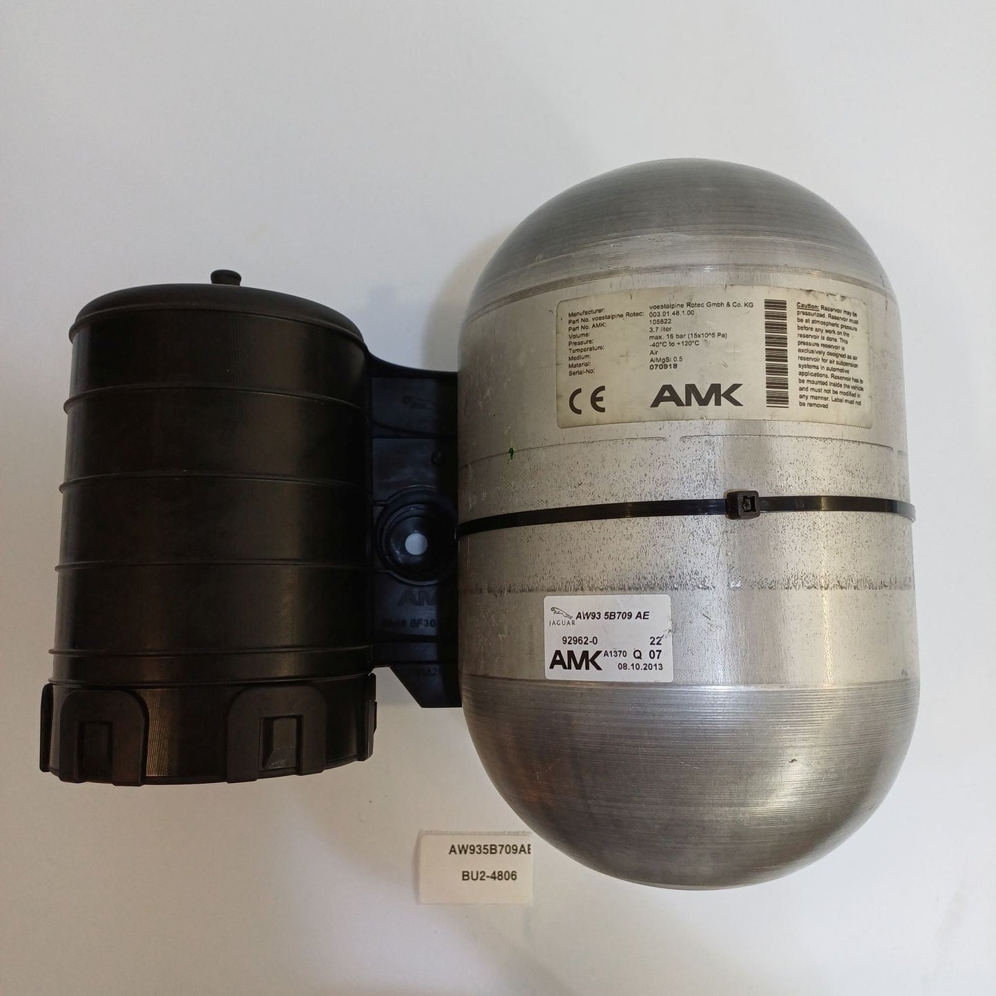 2010-2015 Jaguar XJ Air Suspension Tank Reservoir AW935B709AE