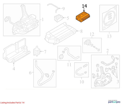 2012 Audi SQ5 Control Module 4G0907553C