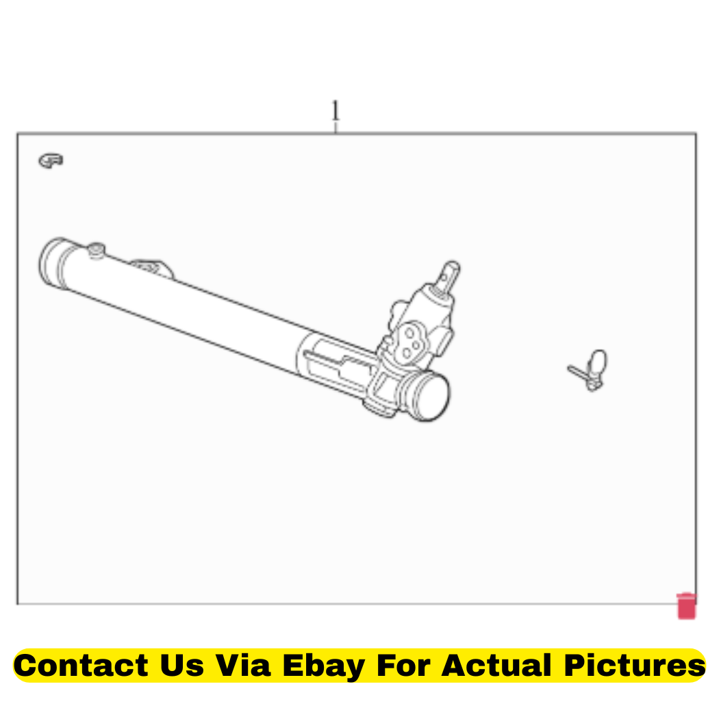 2011 Cadillac CTS Rack and Pinion Assembly Used OEM 19419353