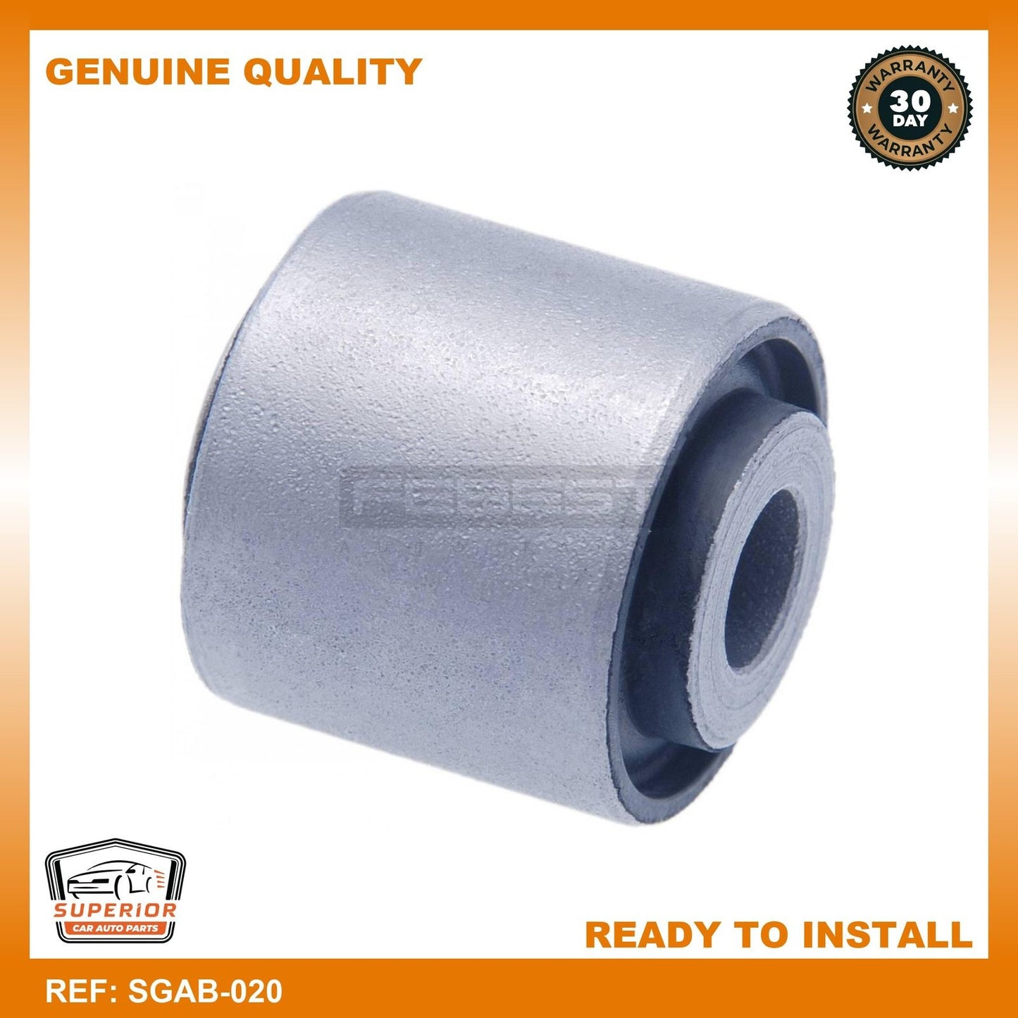 FEBEST 2005 SsangYong Rexton Control Arm Trailing Arm Bush SGAB-020