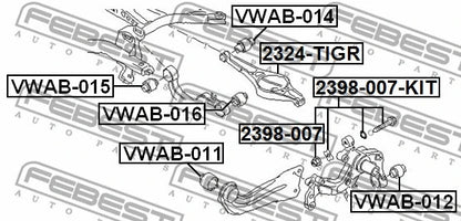 FEBEST VAG Camber Correction Screw 2398-007