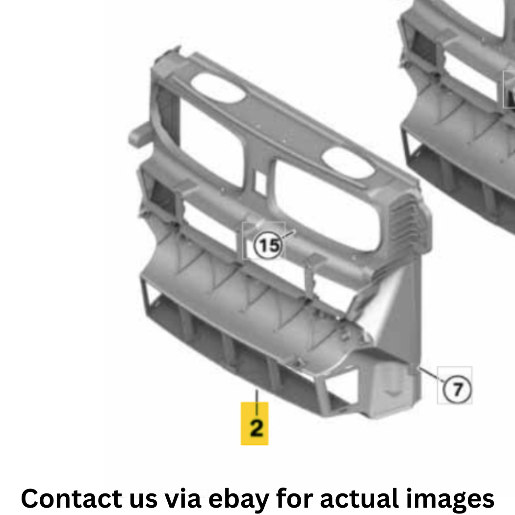 2009 BMW X5 xDrive30i Radiator Air Duct Used OEM 51647177878