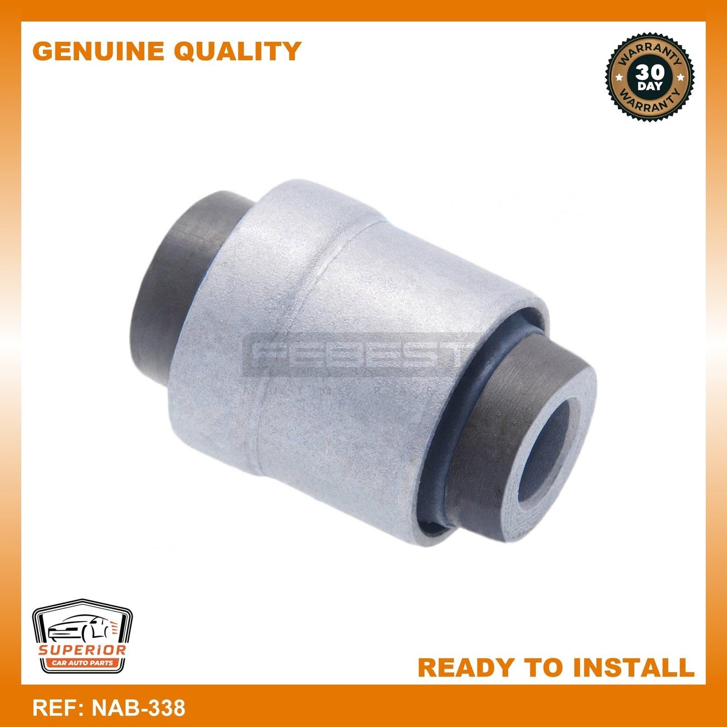 Febest Bushing, Rear Lower Control Arm NAB-338