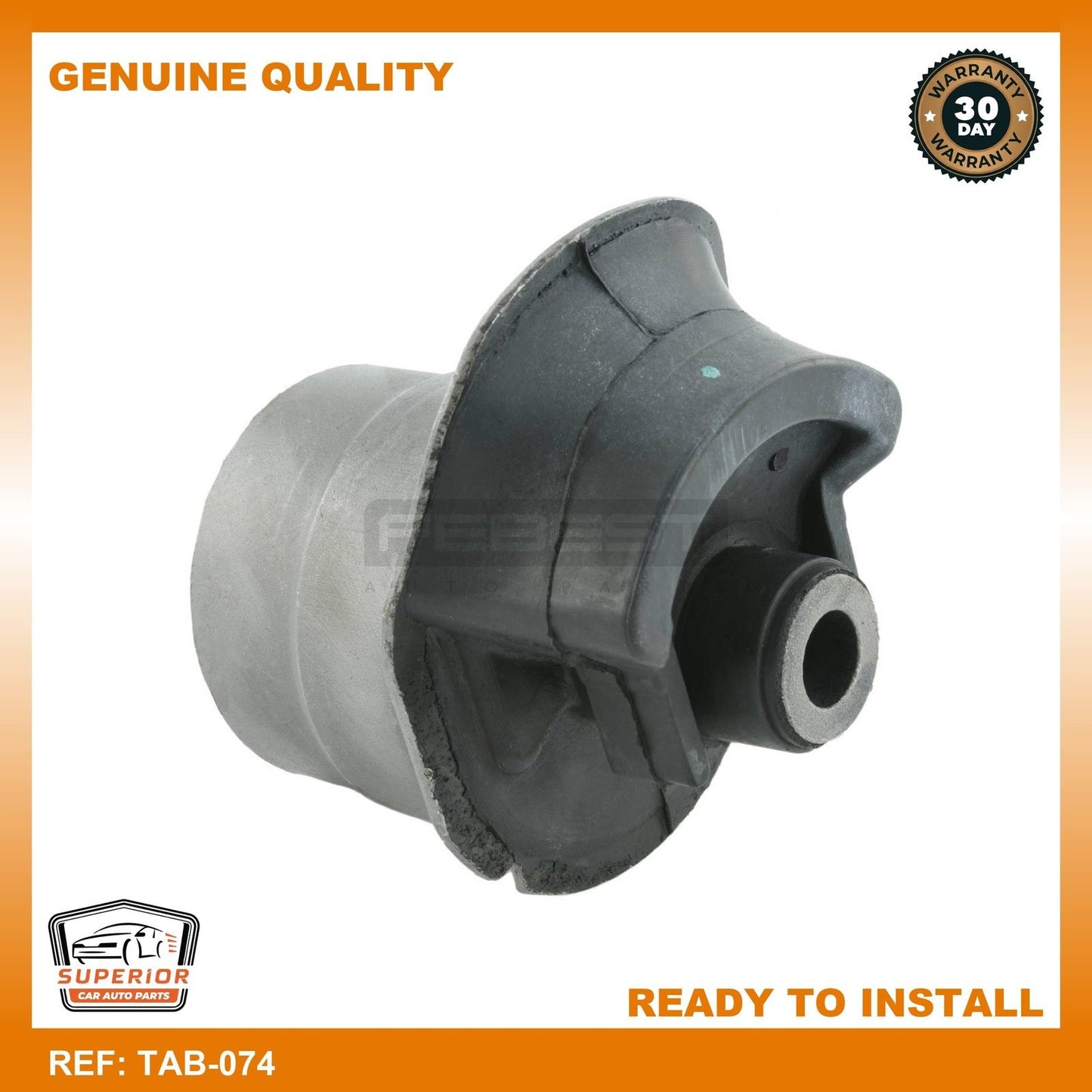 Febest 2000-2006 Toyota Corolla Rear Crossmember Bushing TAB-074