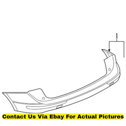 2012 Audi Q5 Rear Bumper Cover Used OEM 8R0807303GRU