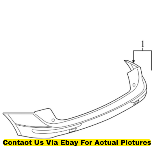 2012 Audi Q5 Rear Bumper Cover Used OEM 8R0807303GRU
