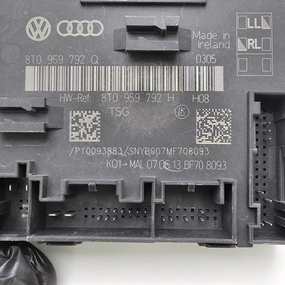 2007-2016 Audi S4 Door Control Module Front Left Side 8T0959792Q