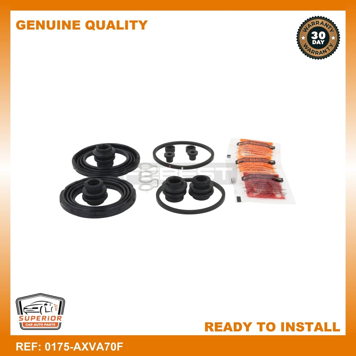 FEBEST 2019 Toyota RAV4 Brake Caliper Repair Kit 0175-AXVA70F