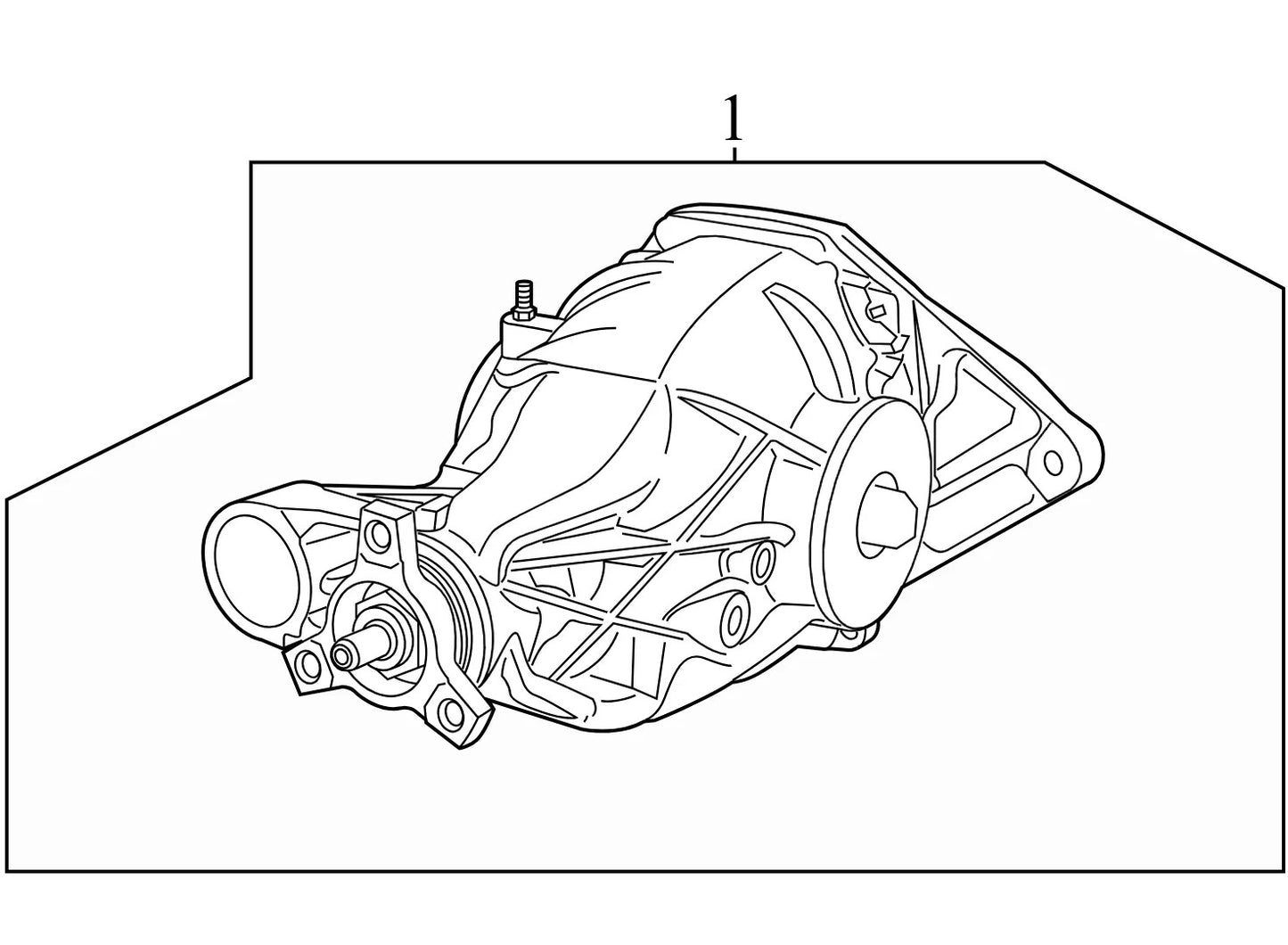 2015 Jeep Grand Cherokee Differential Housing Used OEM 68378937AB
