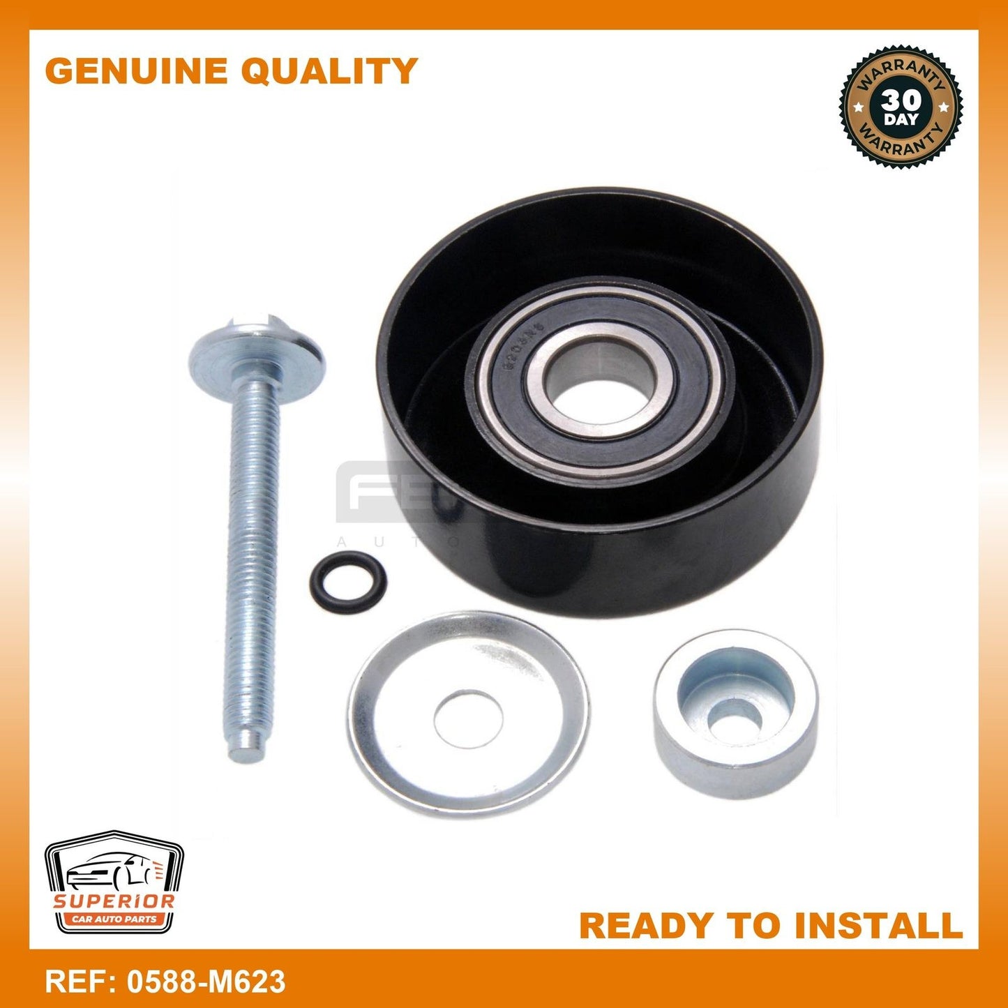 Febest 2007-2012 Ford Escape Pulley Idler Kit 0588-M623