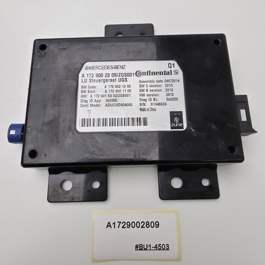 2015 Mercedes-Benz GL450 Control Unit Complete Media Interface A1729002809