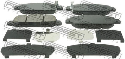 FEBEST 2016-2018 Honda HR-V Pad Kit Disc Brake Front 0301-CR5F