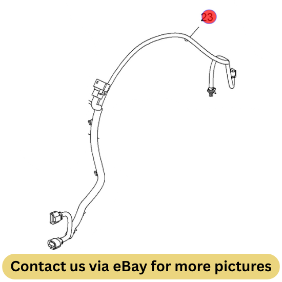 2010 Chevrolet Cruze Engine Cooling Fan Wiring Harness Used OEM 96888317
