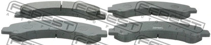 FEBEST ISUZU Disc Brake Pad Set 0201-W41F