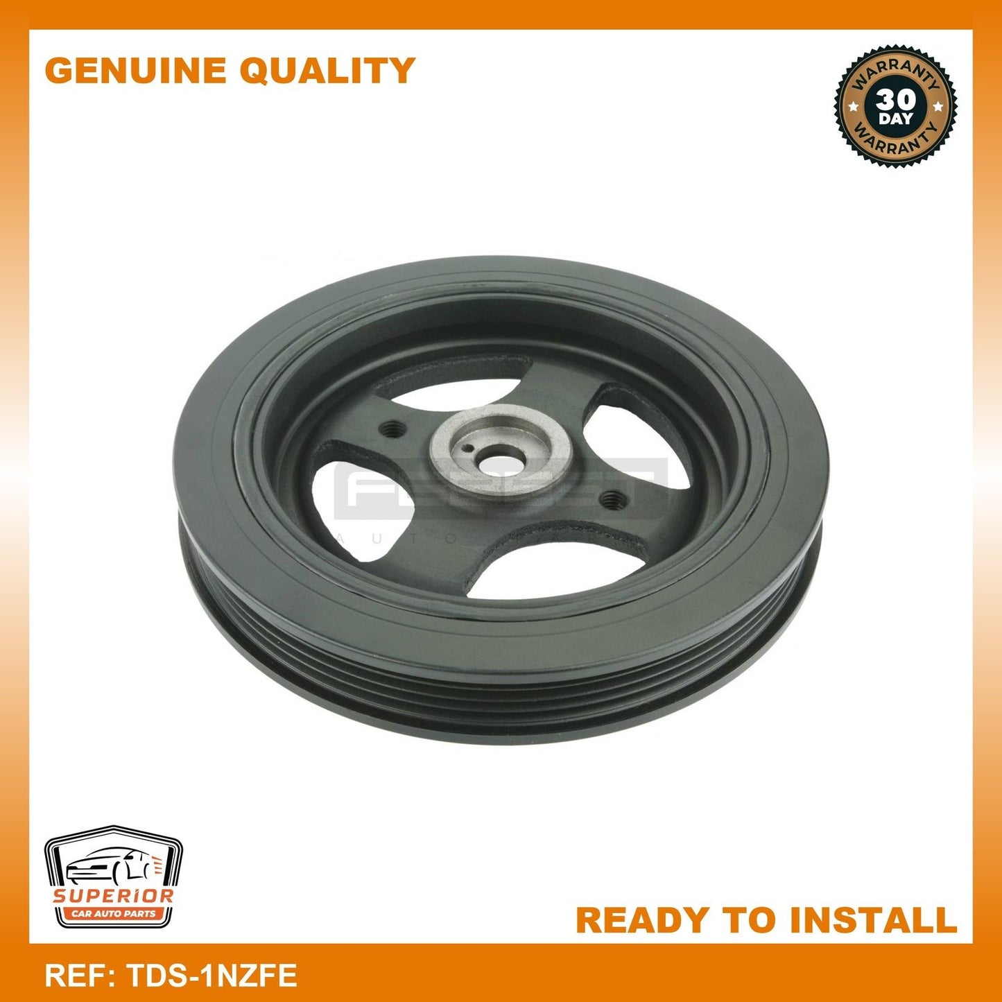 FEBEST 2013 Toyota Yaris Crankshaft Pulley TDS-1NZFE