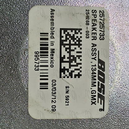 2005-2019 Chevrolet Corvette Rear Door Speaker 25725733
