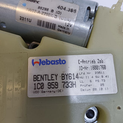 2003-2017 Bentley Continental GT Rear Spoiler Wing Motor 1C0959733H