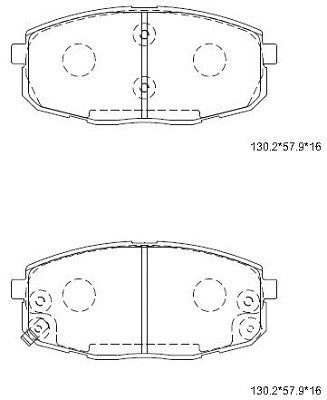 ASIMCO Brake Pad KD9740