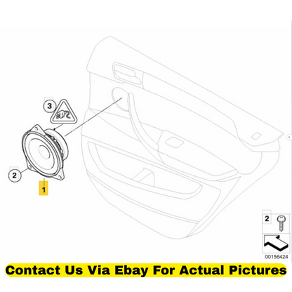 2012 BMW X6 Audio Speaker & Woofer Set Used OEM