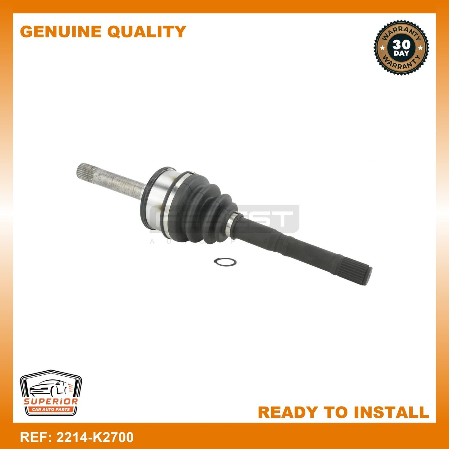 FEBEST HYUNDAI Shaft Assembly, Outer Cv Joint 2214-K2700