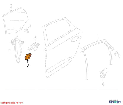 Audi 2012-2022 A6 Power Window Control Module 4G8959795D