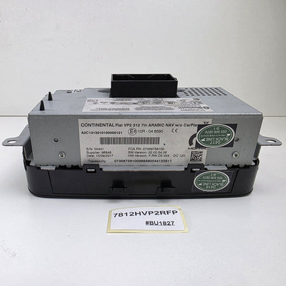 2018-2019 FIAT 500 Radio Display Navigation System 7812HVP2RFP