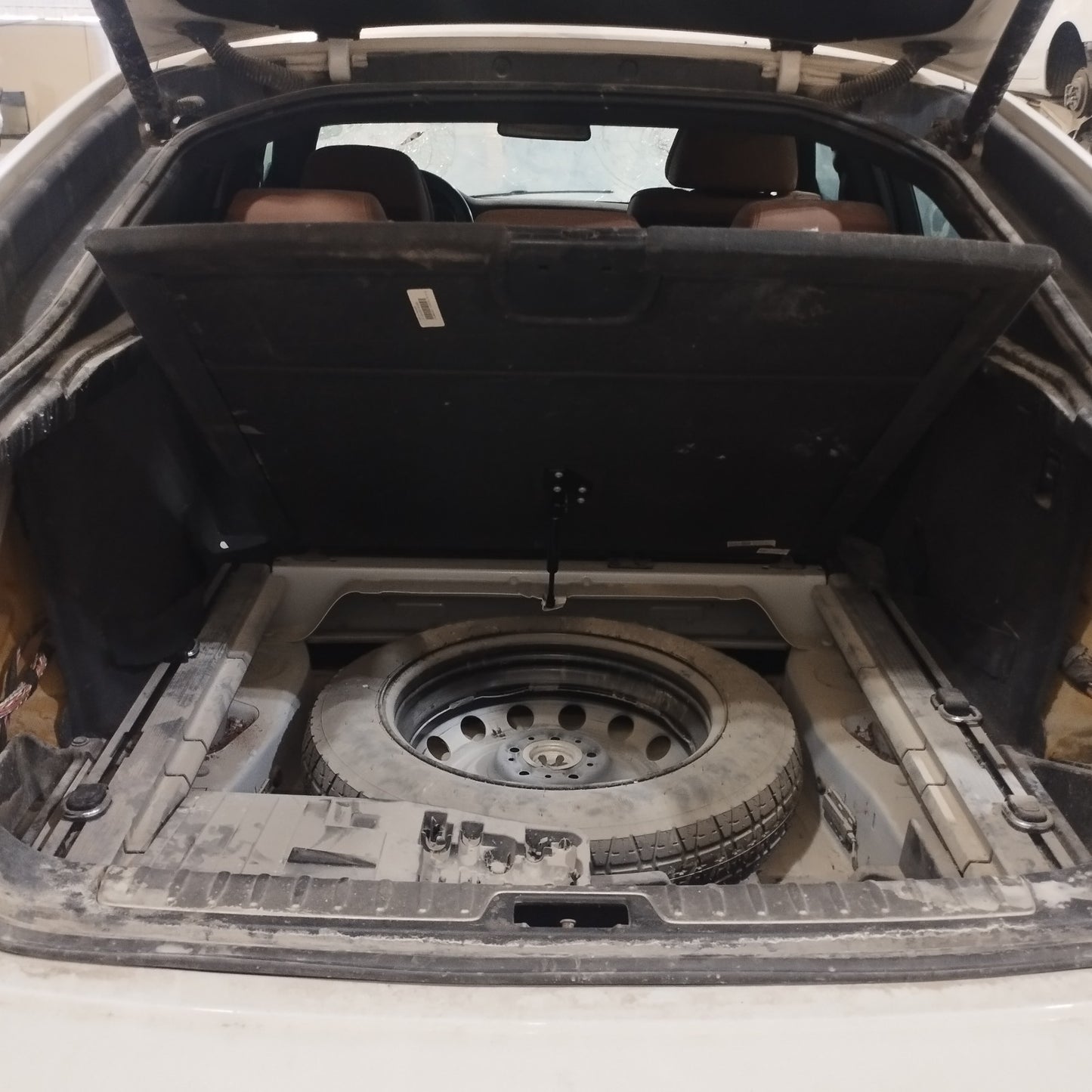 2012 BMW X6 Left Trunk Floor Pad Used OEM 51477253825