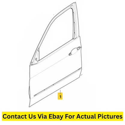 2009 BMW X5 Front Left Door Shell Used OEM 41517211423