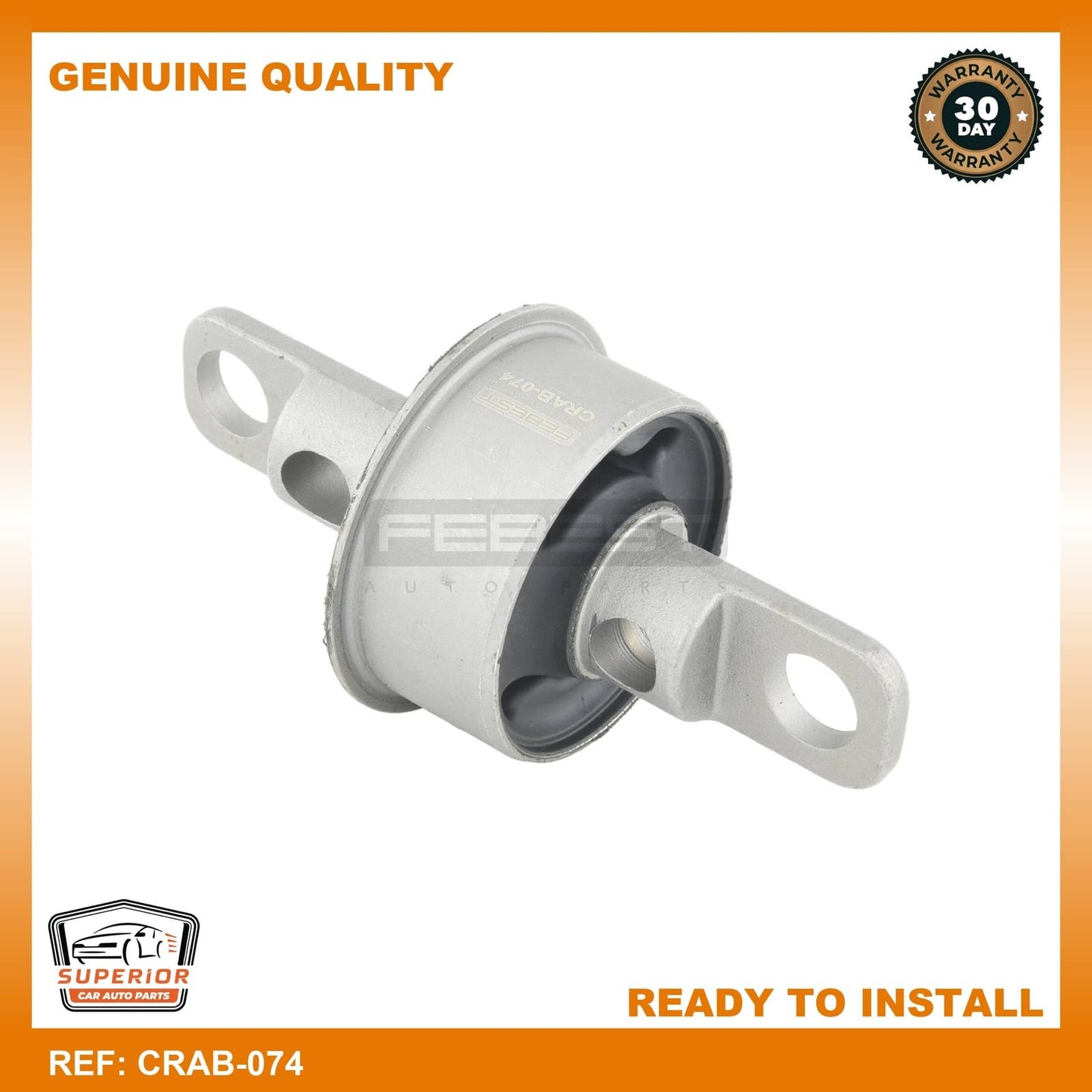 FEBEST 2014-2016 Jeep Cherokee Rear Trailing Rod Bushing CRAB-074