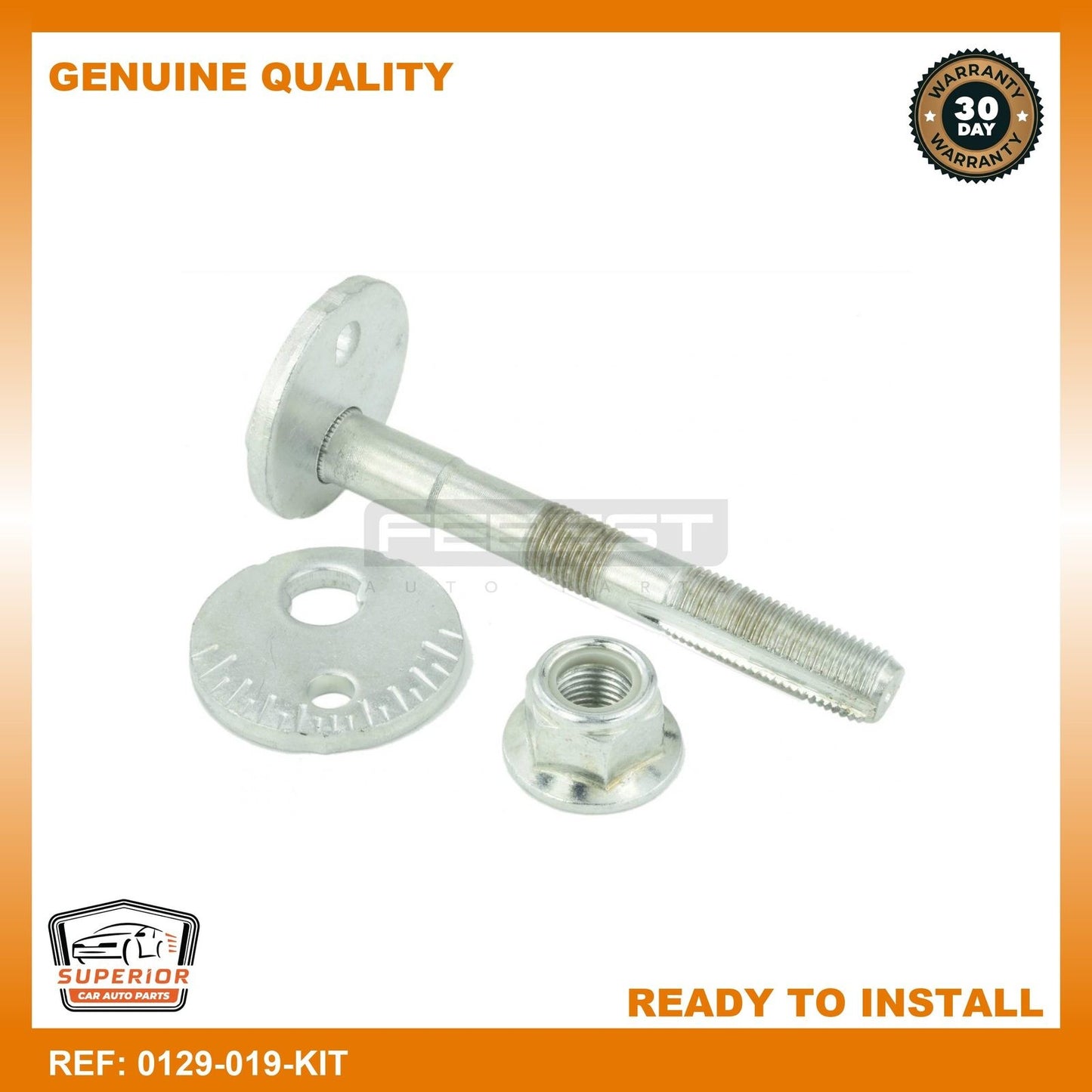 Febest 2011 Toyota Hilux Repair Kit Camber Adjusting Bolt 0129-019-KIT
