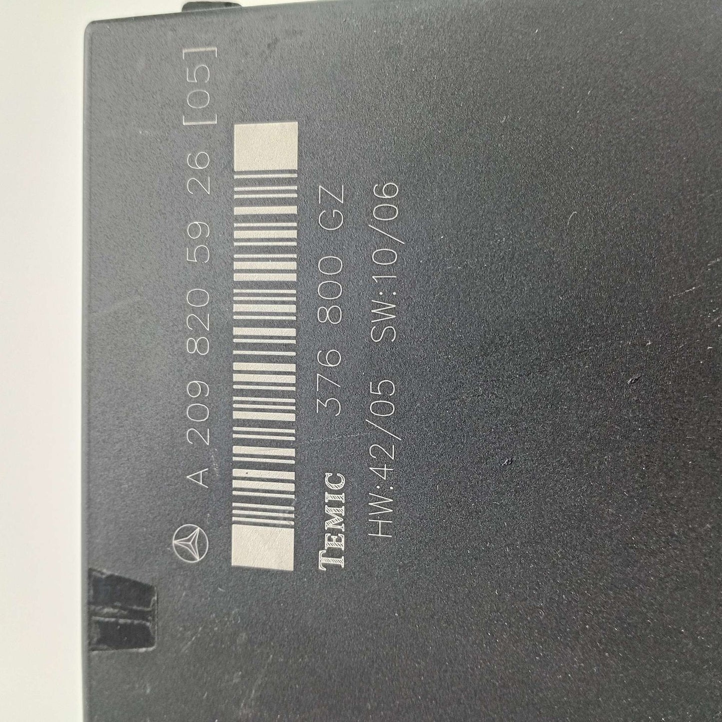 2006-2009 Mercedes-Benz CLK Rear Body Control Module BCM A2098205926