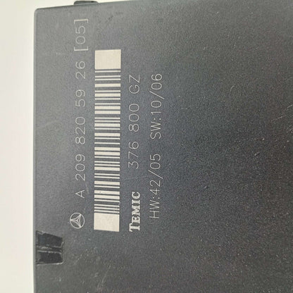 2006-2009 Mercedes-Benz CLK Rear Body Control Module BCM A2098205926