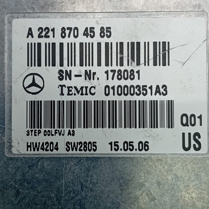 2007-2009 Mercedes-Benz S Voice Control Command Unit A2218704585