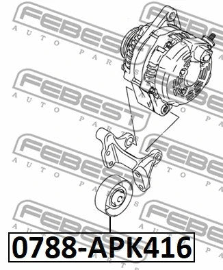 FEBEST SUZUKI Pulley Idler 0788-APK416