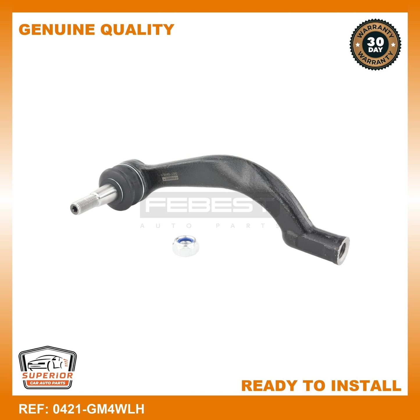 FEBEST MITSUBISHI Steering Tie Rod End Left 0421-GM4WLH