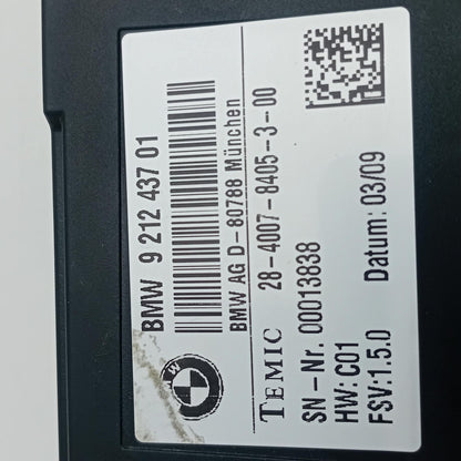 2009-2015 BMW 750i Rear Seat Comfort Control Module 921243701