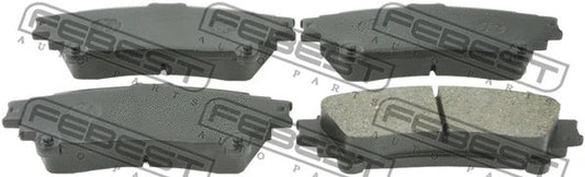 FEBEST TOYOTA Pad Kit, Disc Brake, Rear 0101-GGL15R